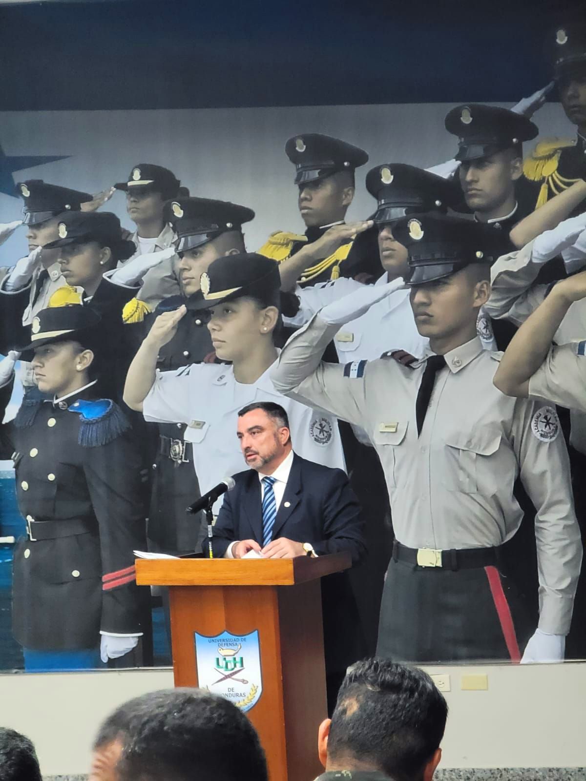 Charla en la Universidad de Defensa de Honduras