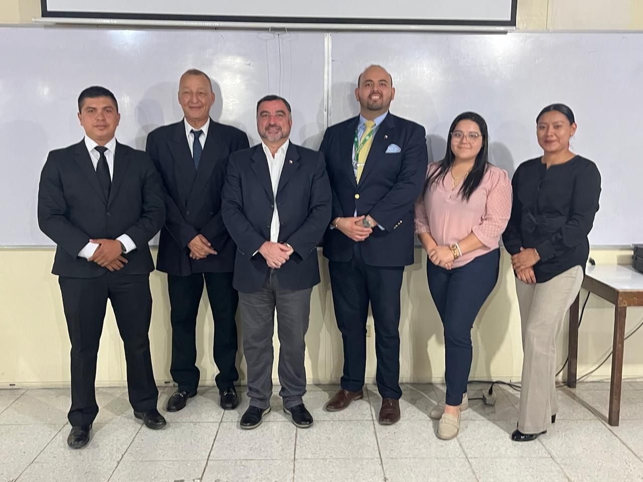 Actividad académica, foto grupal